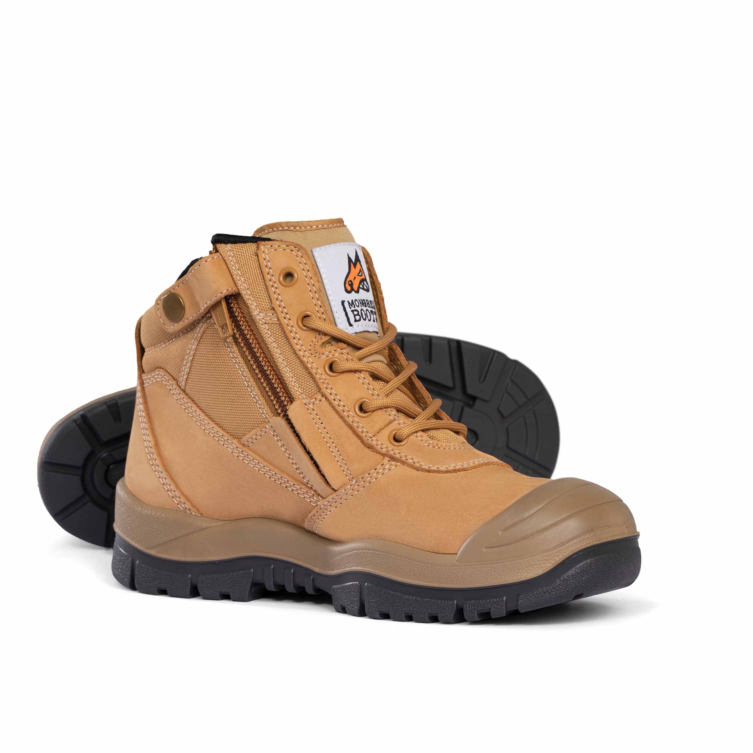 Mongrel Zipsider Wheat Ankle Boot with Scuff Cap