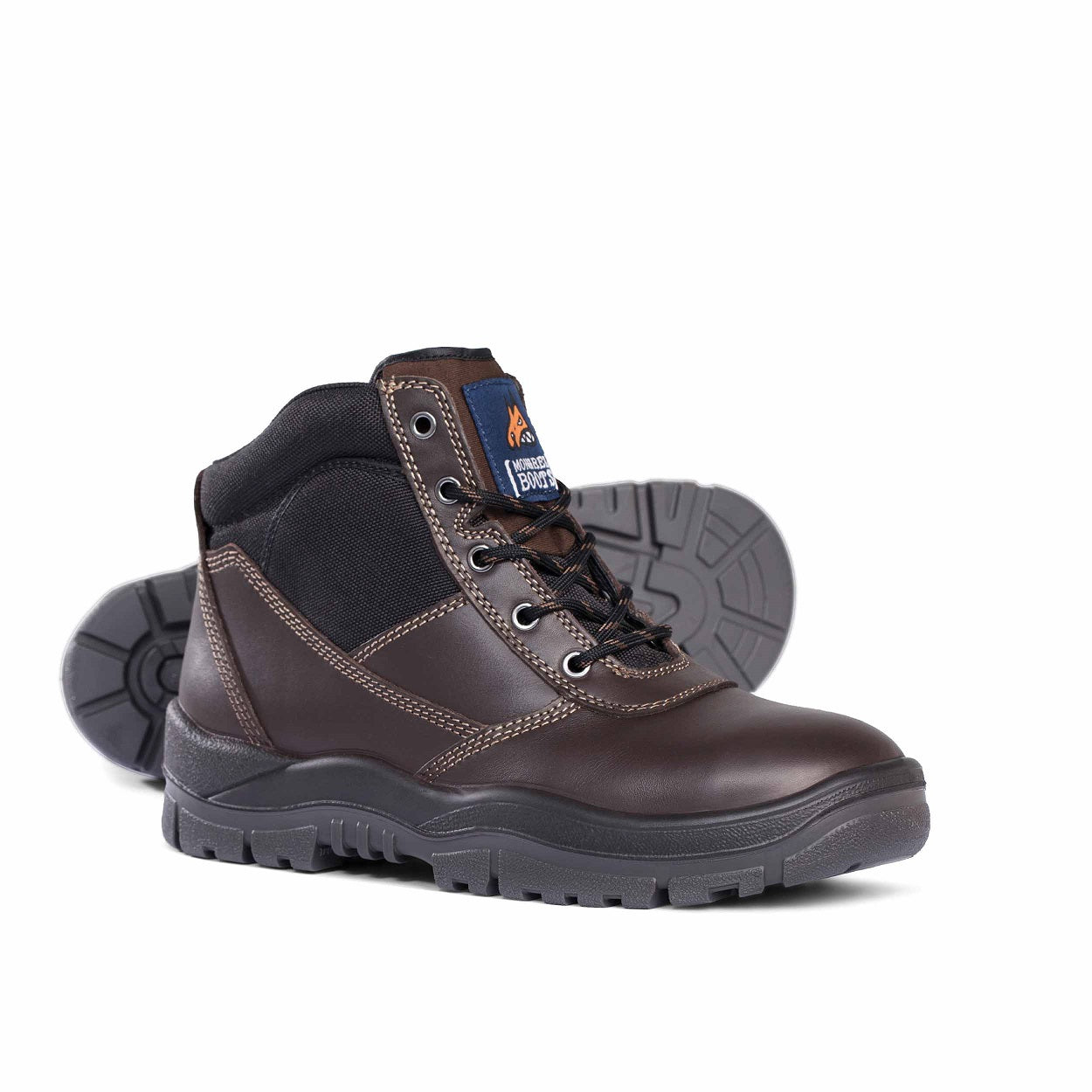 Mongrel Brown Non-Safety Lace Up Boot
