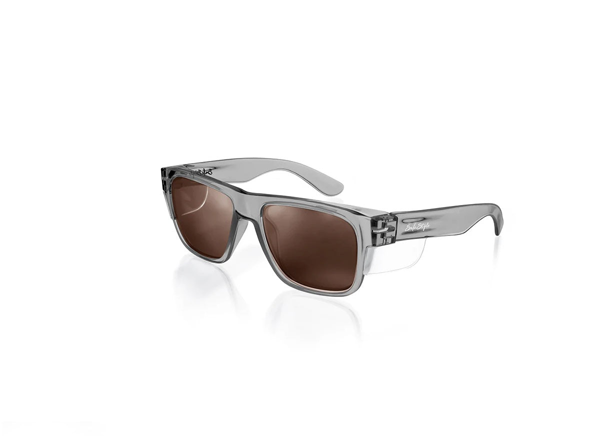 SafeStyle Fusions Graphite Frame Brown Polarised Lens