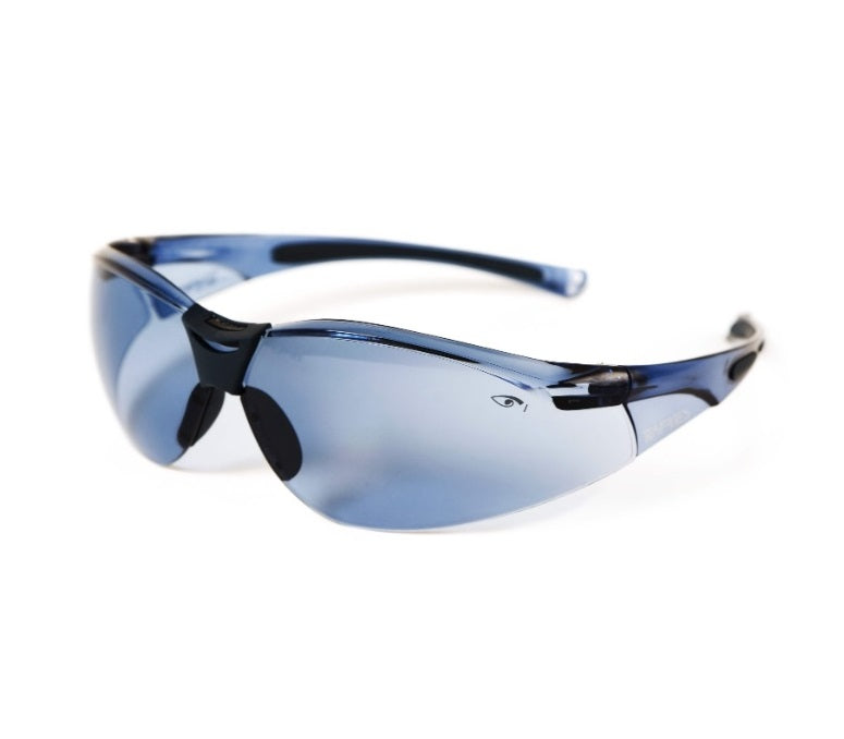 Eyres Terminator Safety Glasses Light Blue Lens & Frame