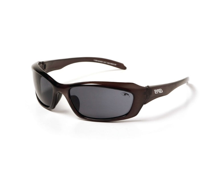 Eyres Razor Safety Glasses Grey Lens & Crystal Charcoal Frame