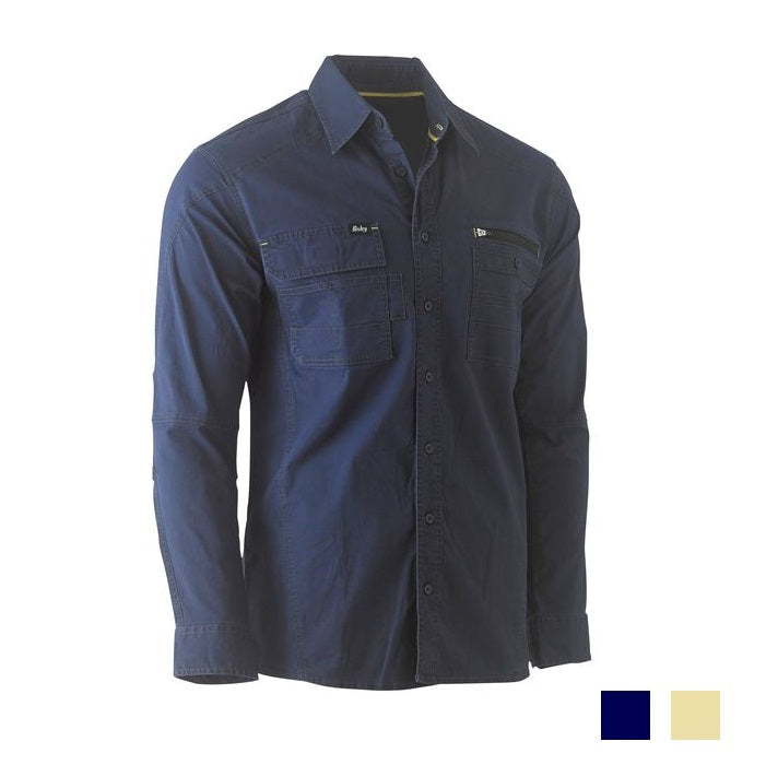 Bisley Flx & Move Long Sleeve Utility Work Shirt