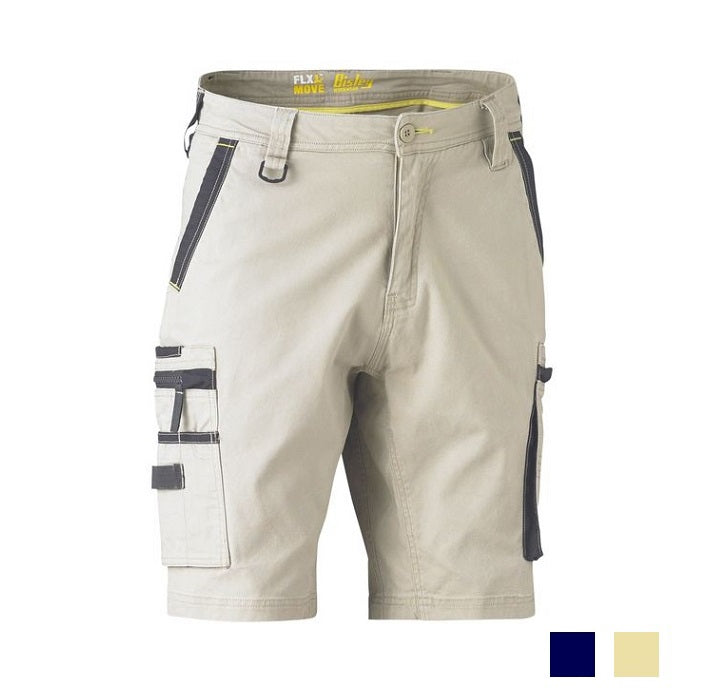 Bisley Flx & Move Stretch Utility Zip Cargo Short