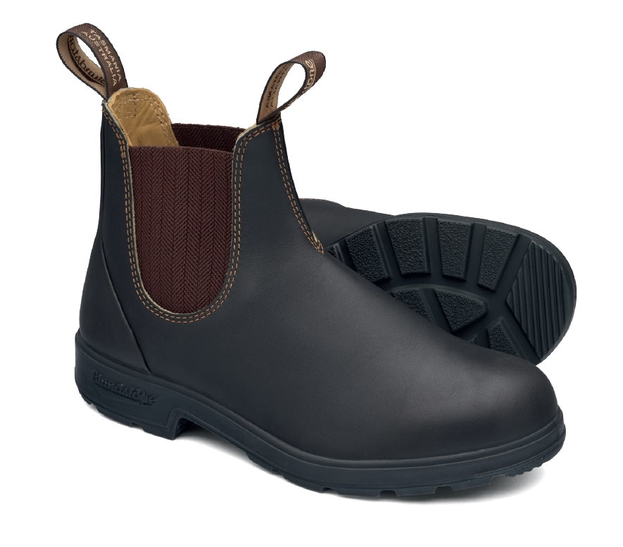Blundstone Brown Elastic Sided Premium Leather Boot