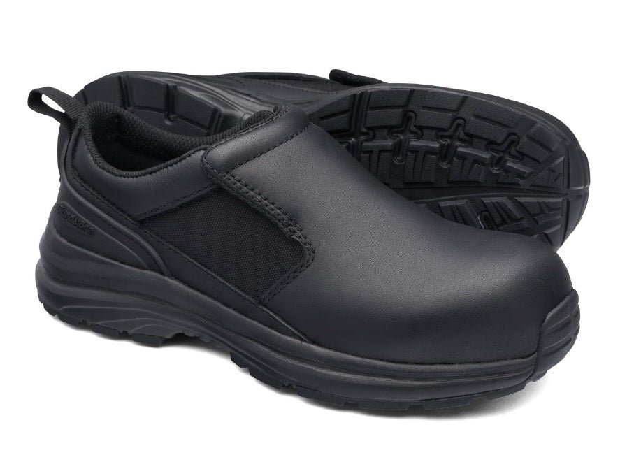 Blundstone Womens Black Slip on Safety Shoe