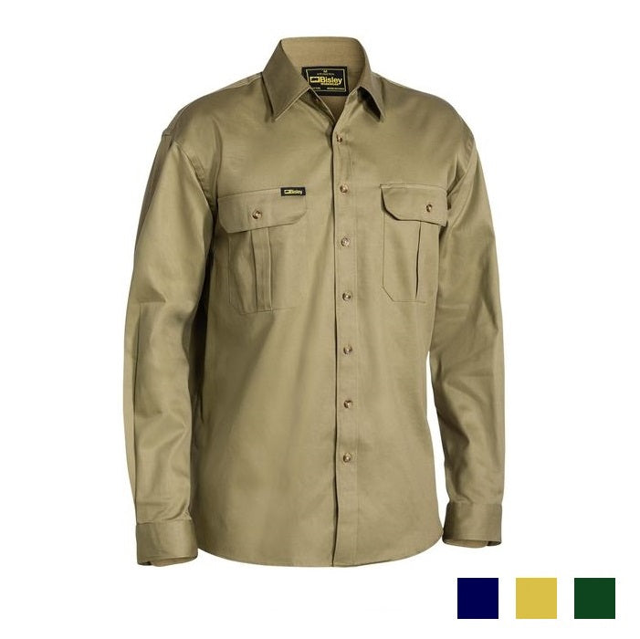 Bisley Original Long Sleeve Cotton Drill Shirt